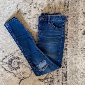 Free People Ripped Knee Skinny Jean